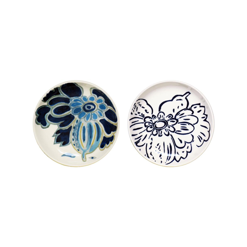 Gien "Indigo" Mini Dishes Set of Two (2) S & K Ltd.