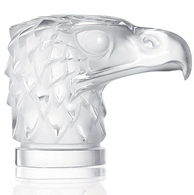 Lalique' Eagle Head Paperweight - S & K Ltd.