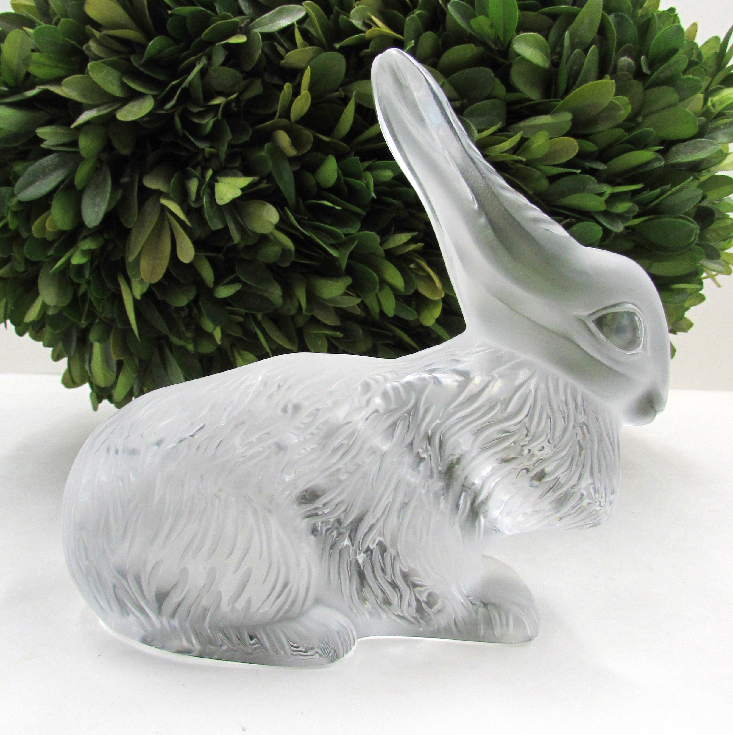 Lalique Rabbit Cesar Figurine