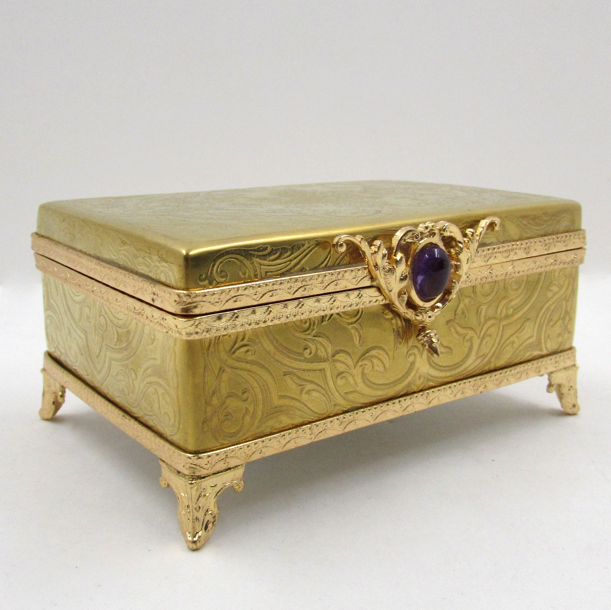 Antique Jewellery Box-24K Gold Plated