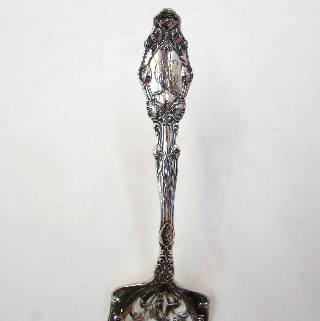 Gorham sterling silver fish server virginiana pattern s k ltd 
