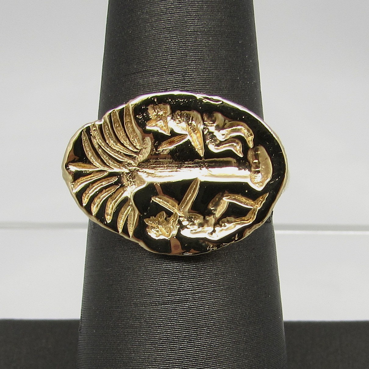 Handmade 14 Karat Yellow Gold "Tree of Life" Ring - Image 2