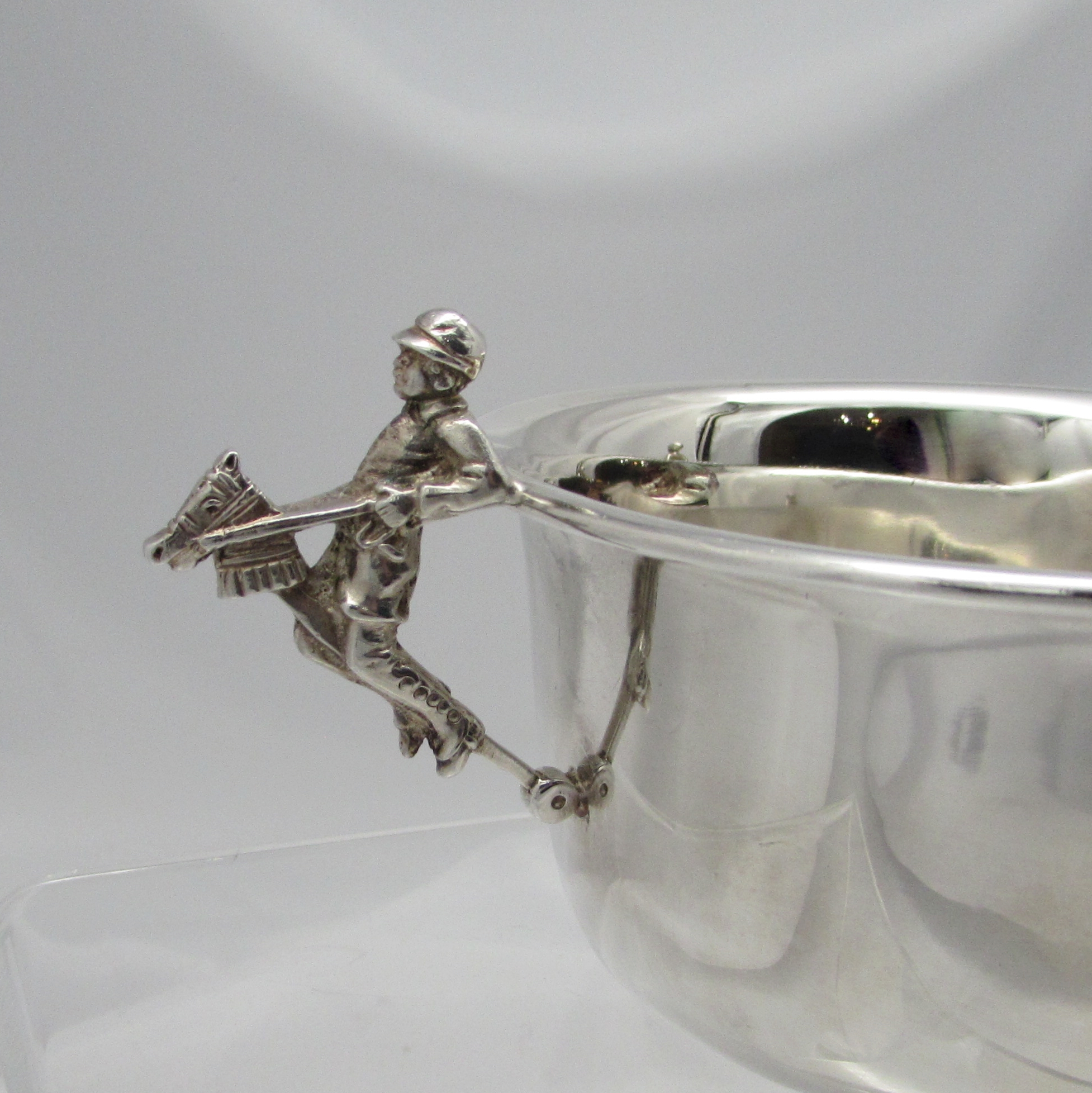 "Jockey" Baby Bowl-Sterling - Image 5