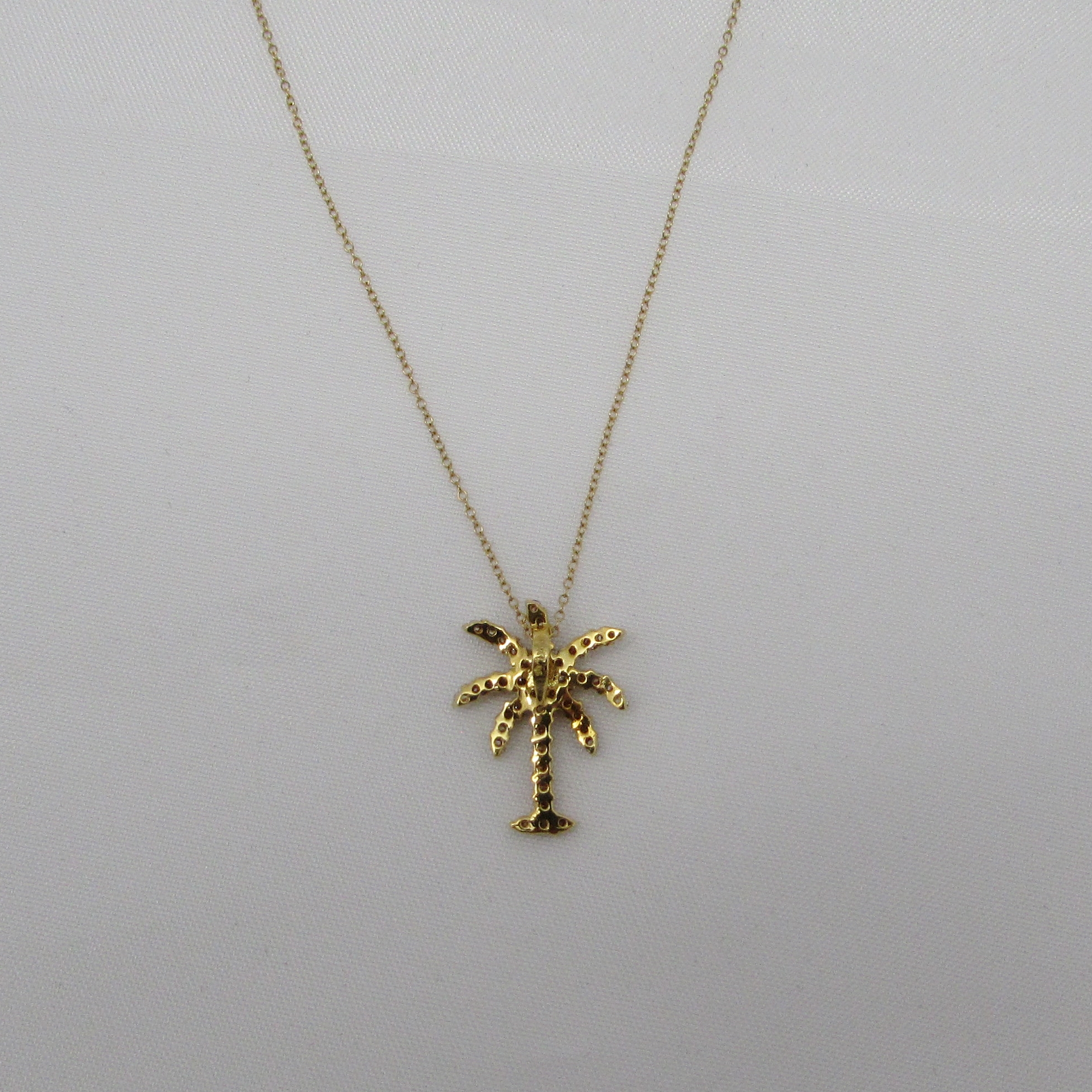 Diamond "Palm Tree" Necklace - Image 8