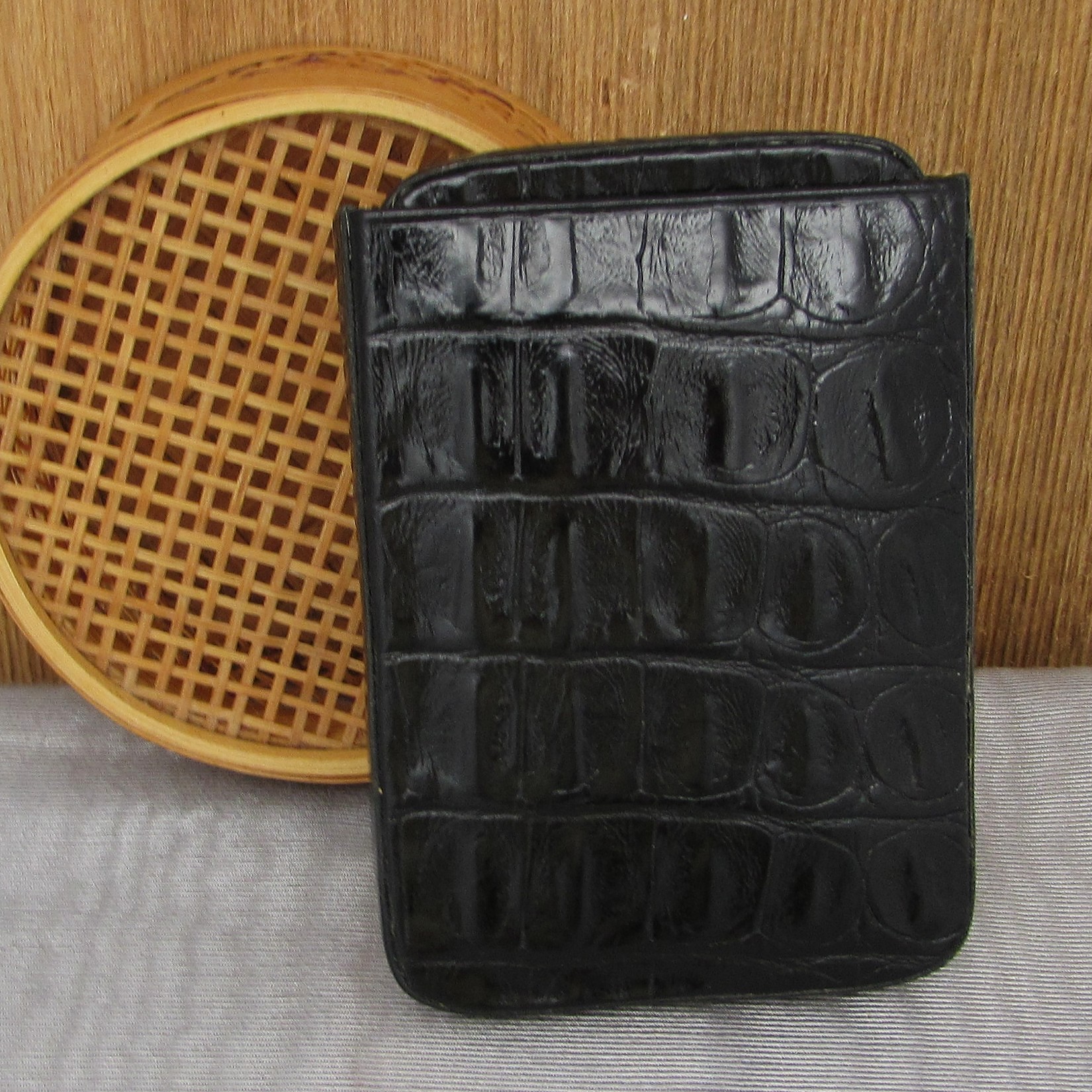 Lappas Black Leather Card Holder