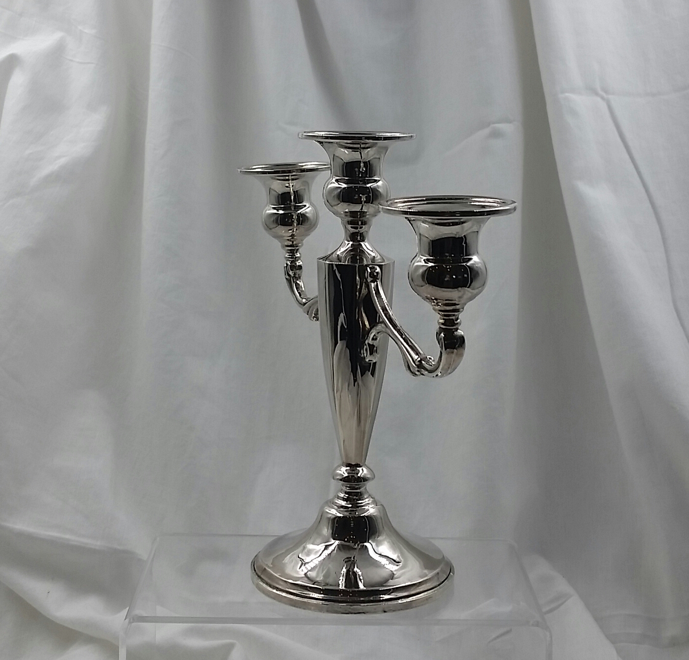 Sterling 3-Lite Candelabra - Image 2