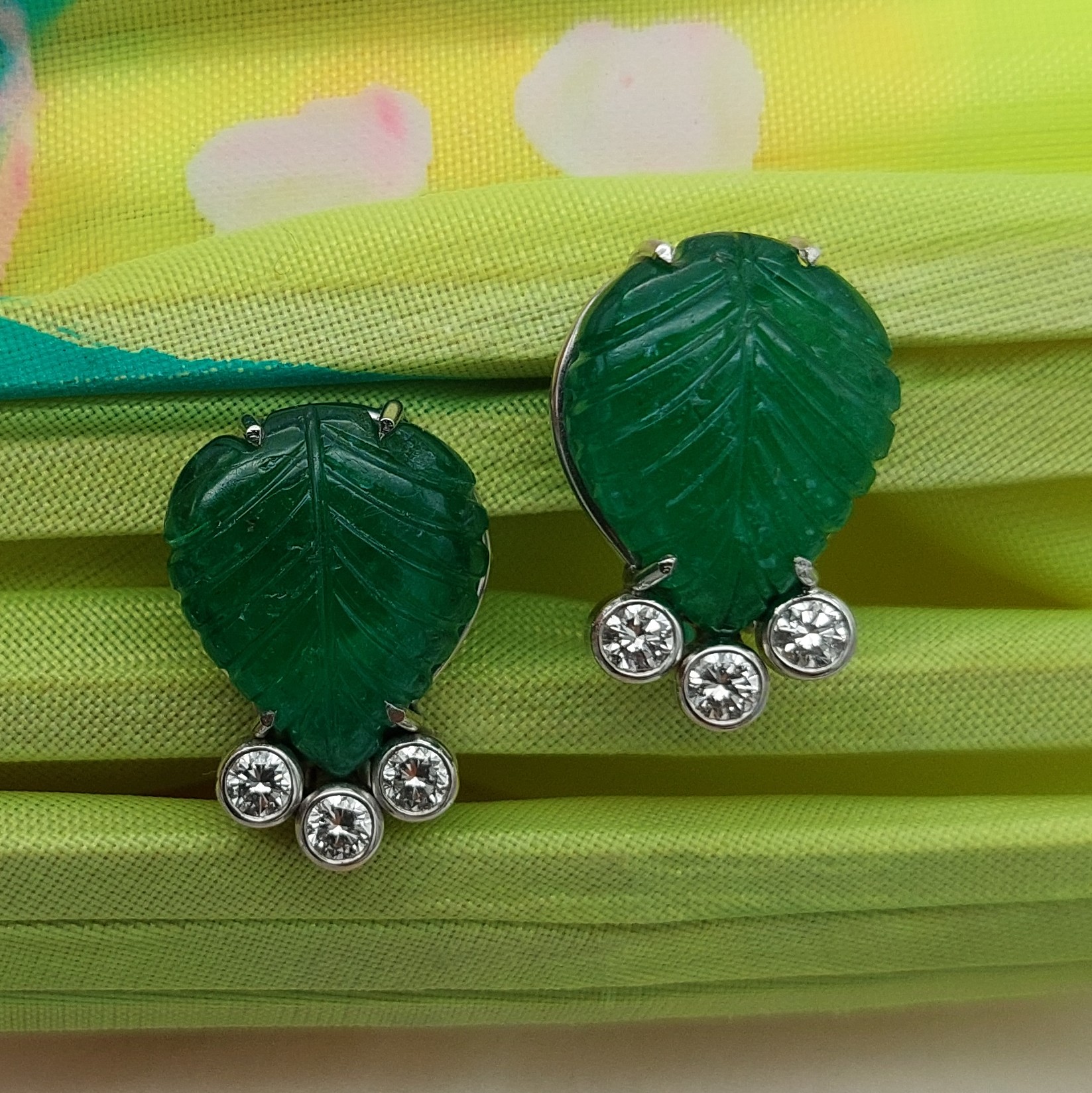 Buy Earrings Jhumka Beautiful Heavy Jewellery For Women 2 PC (Green) at  Amazon.in