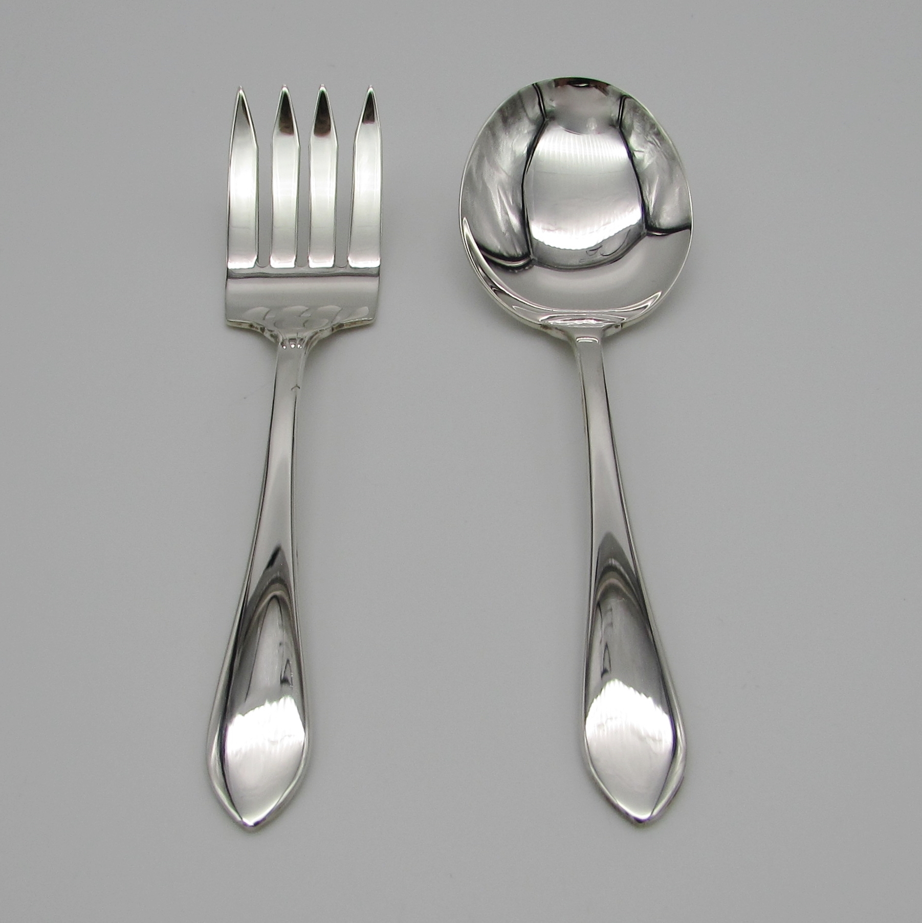 Sterling Silver Baby Fork & Spoon Set S & K Ltd.