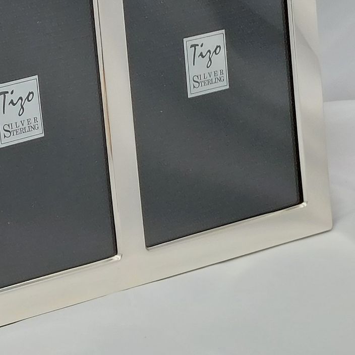 Sterling Silver Double 4" x 6" Photo Frame - Image 2