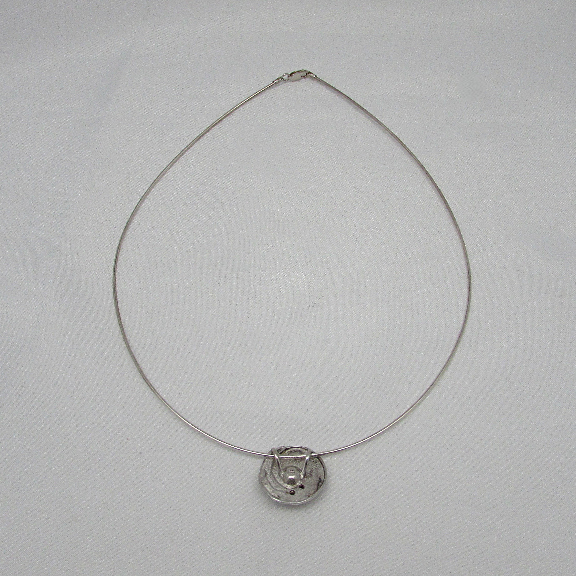 Sterling and Pearl Choker Necklace - Image 7