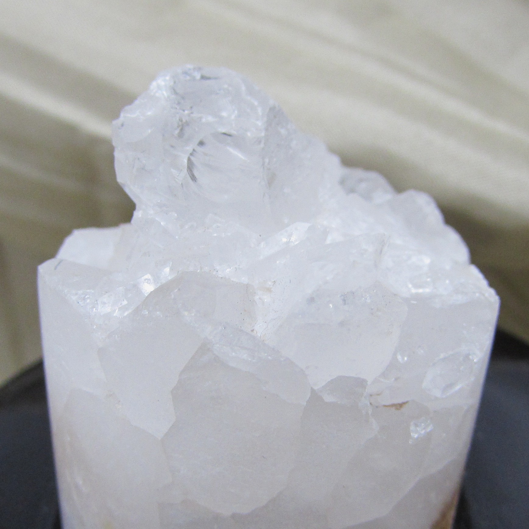 Silver Leaf Trinket Box with Quartz Crystal - Image 2