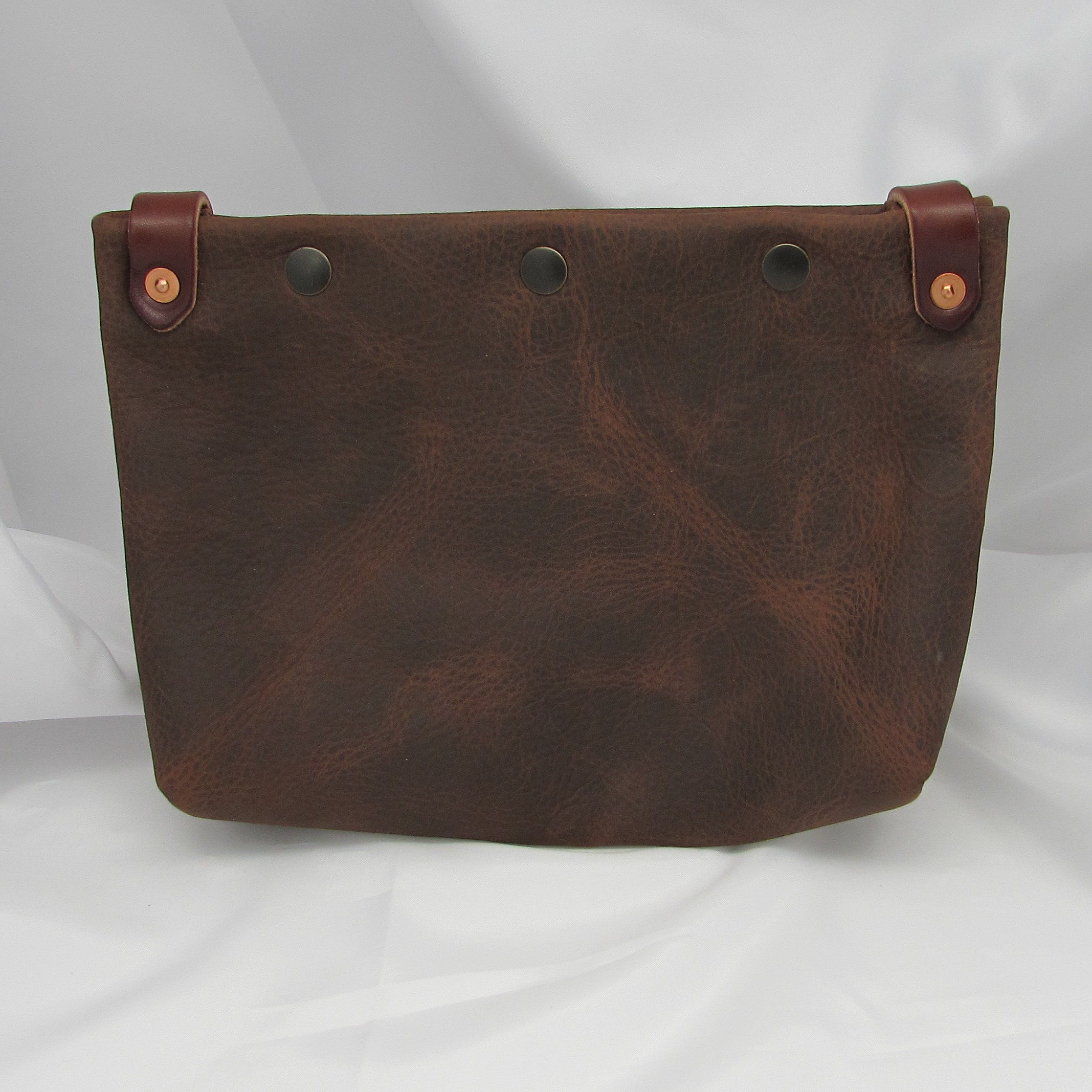 Handmade Thick Leather "Winston" Large Pouch - Image 2