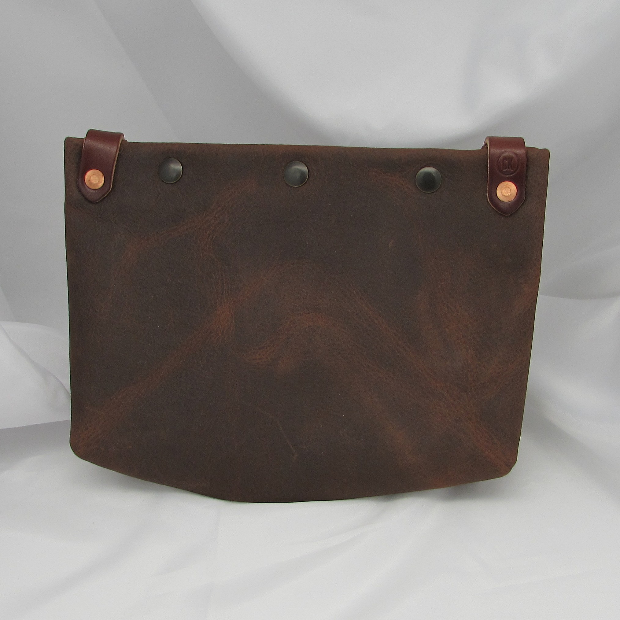 Handmade Thick Leather "Winston" Large Pouch - Image 3