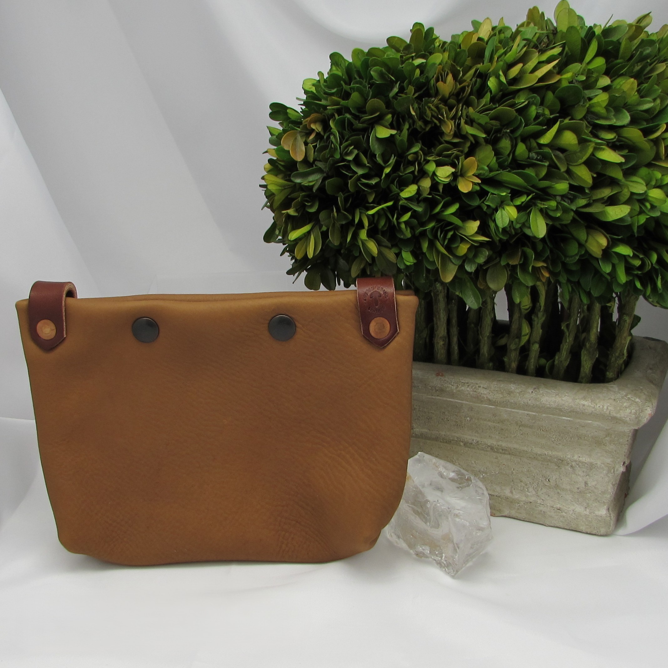 Handmade Tan Leather "Winston" Pouch