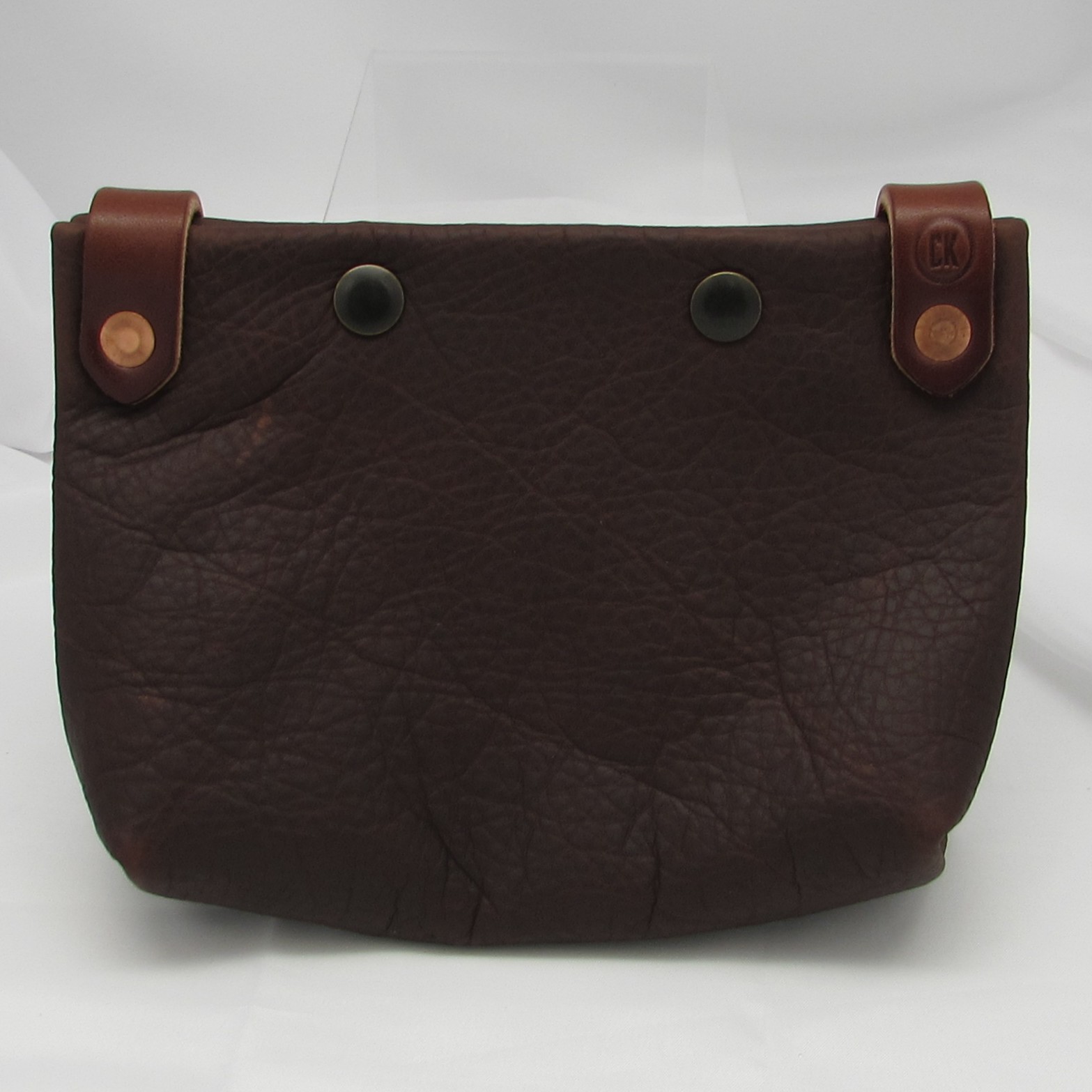 Handmade Brown Leather "Winston" Pouch - Image 2