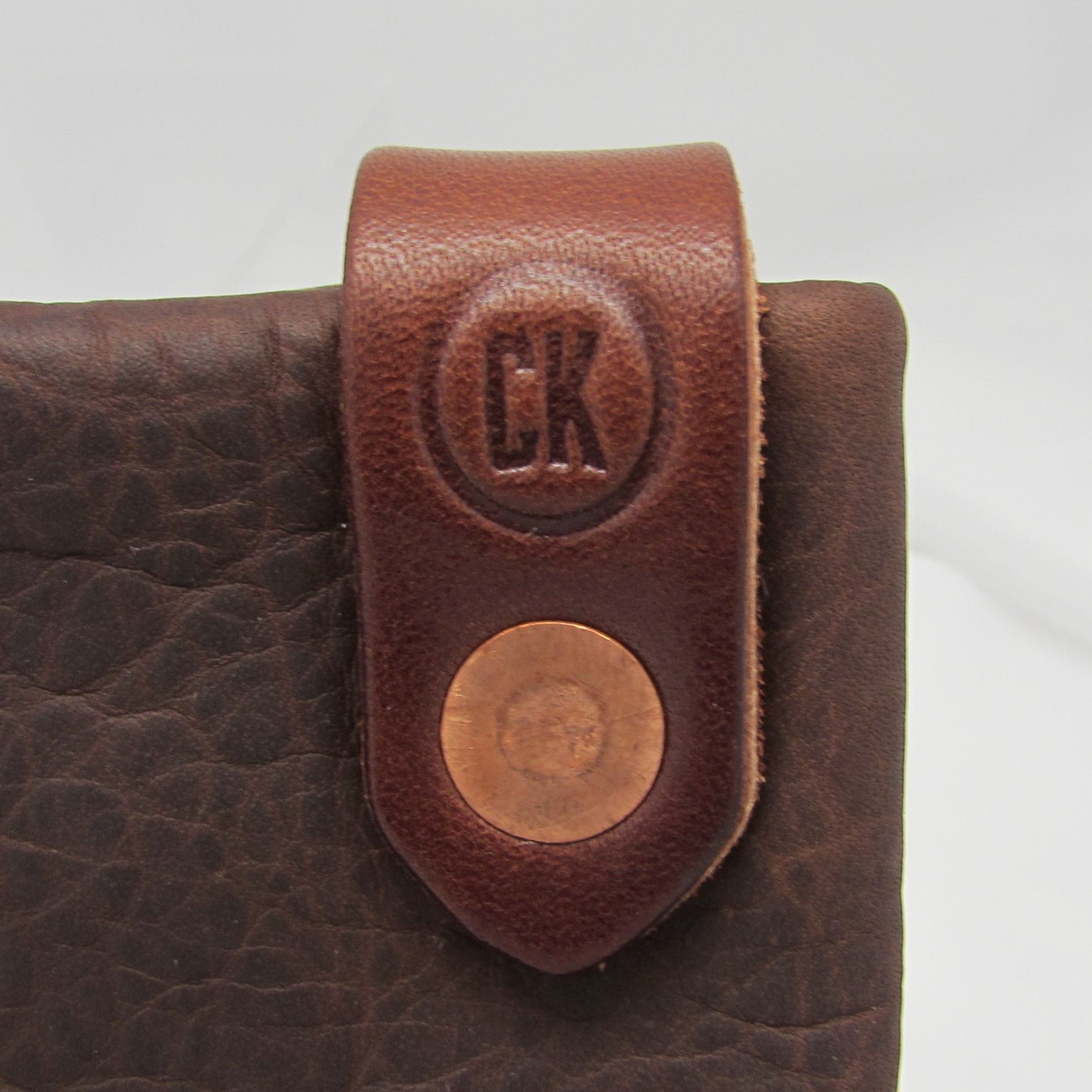 Handmade Brown Leather "Winston" Pouch - Image 8