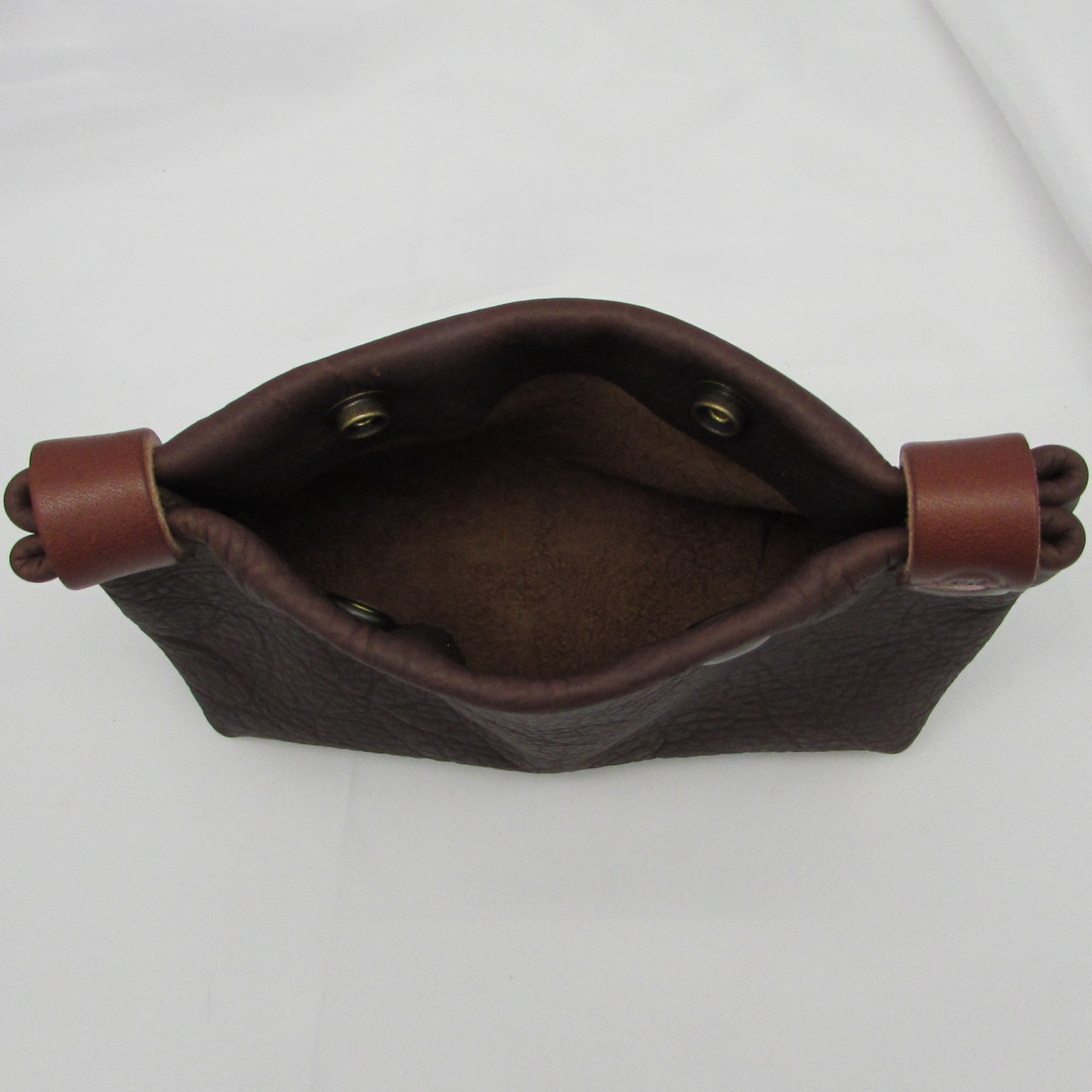 Handmade Brown Leather "Winston" Pouch - Image 7