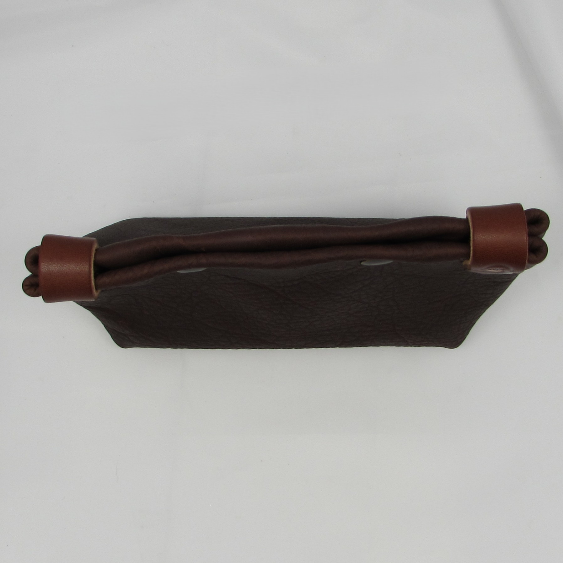 Handmade Brown Leather "Winston" Pouch - Image 6