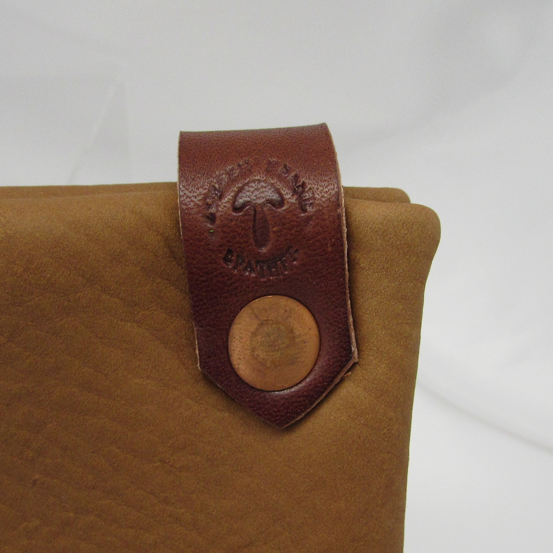 Handmade Tan Leather "Winston" Pouch - Image 8