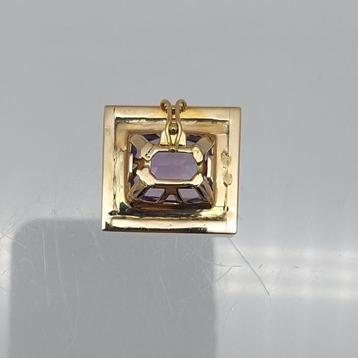 Amethyst 18KT Engraved Frame Enhancer - Image 6