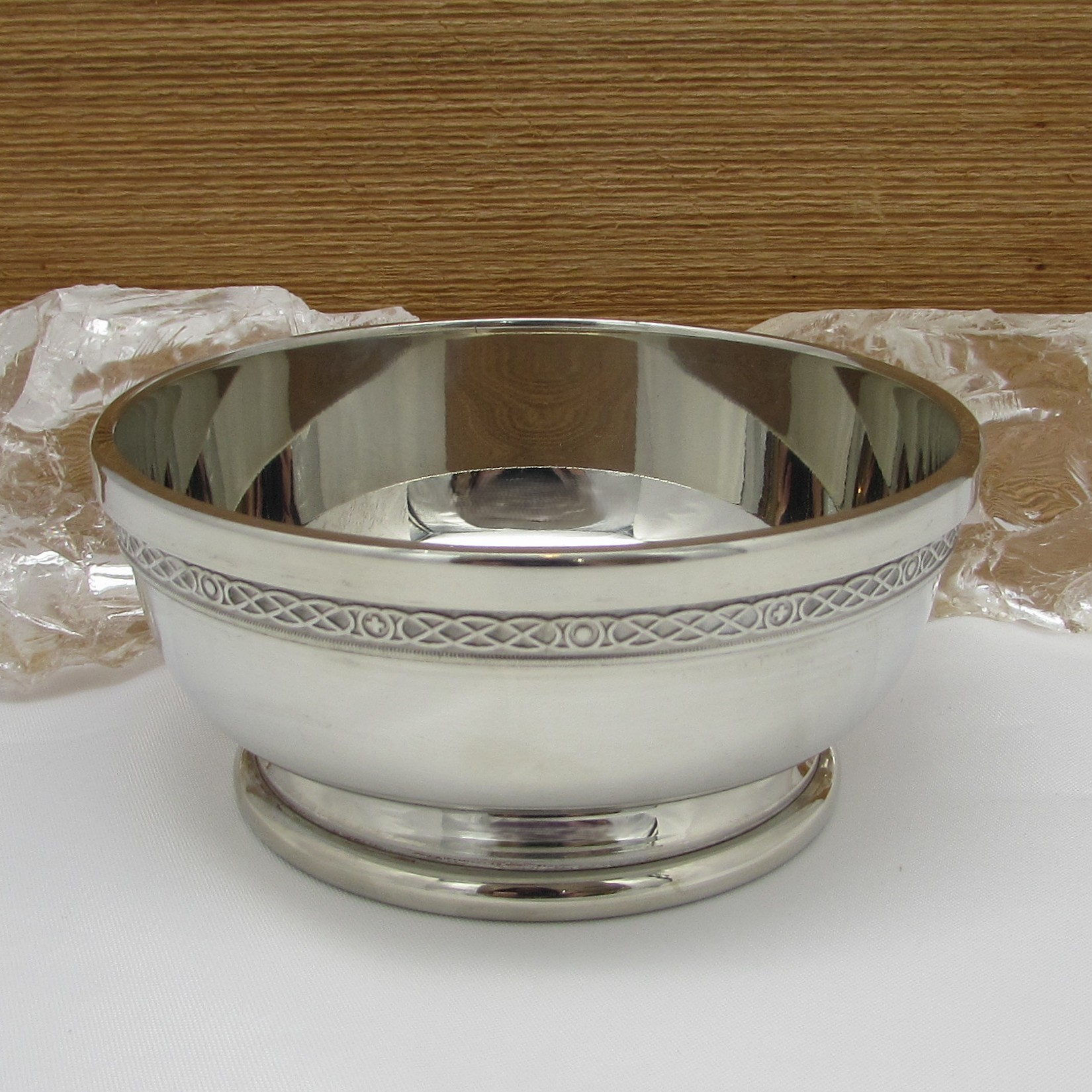 Pewter Celtic Porringer