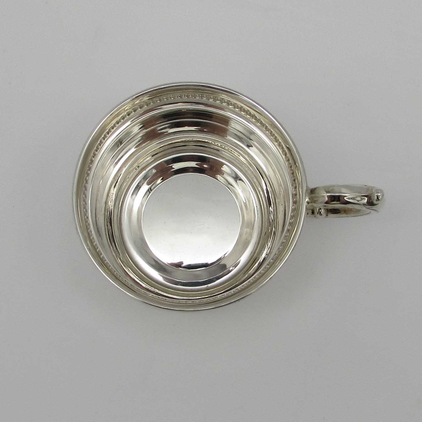 Sterling Beaded Child's Cup - Image 6