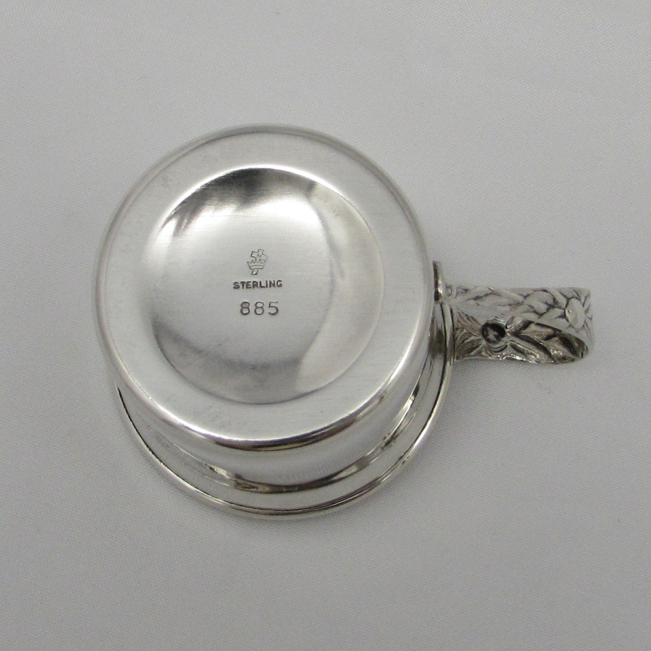 Sterling Baby Cup with Gold Wash Inside - Image 7