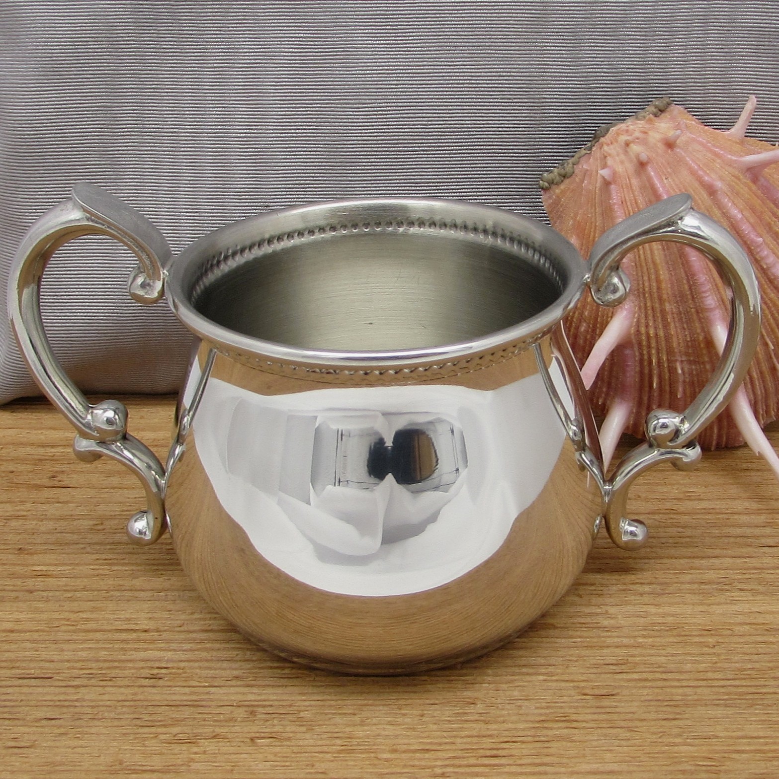 Pewter Double Handle Baby Cup