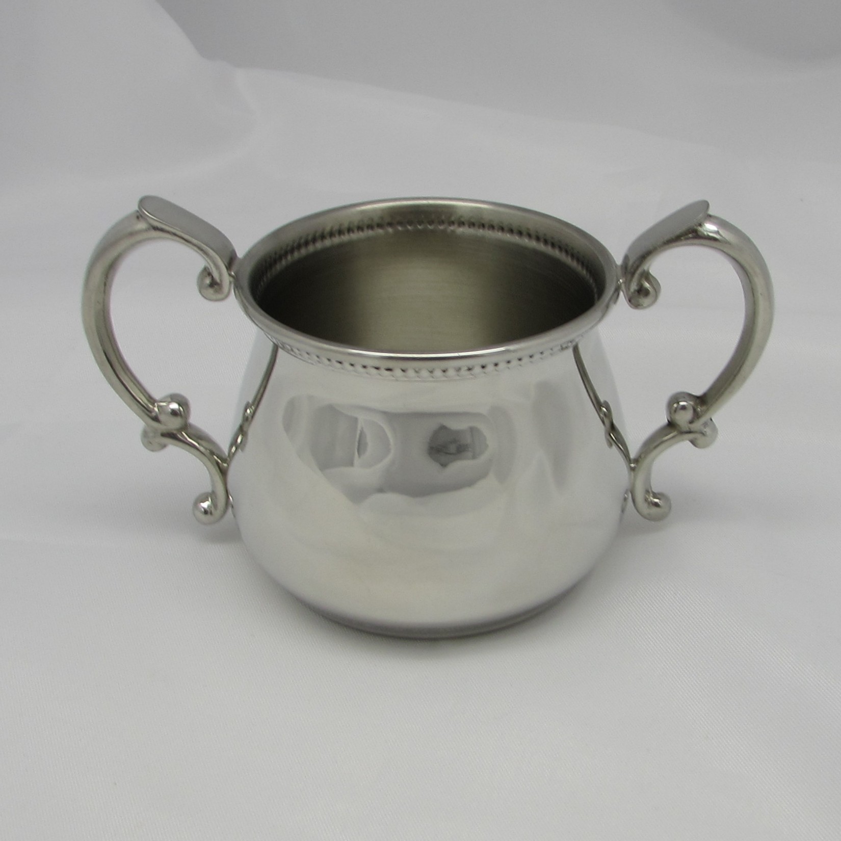 Pewter Double Handle Baby Cup - Image 2