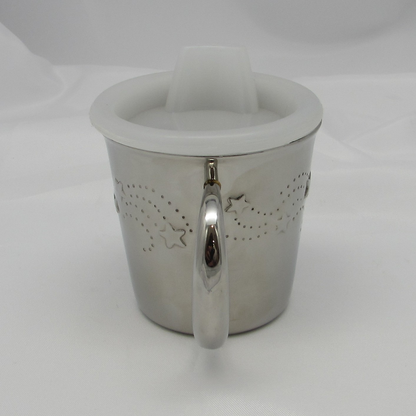 Reed & Barton Stainless Steel Baby Cup with Lid - Image 5