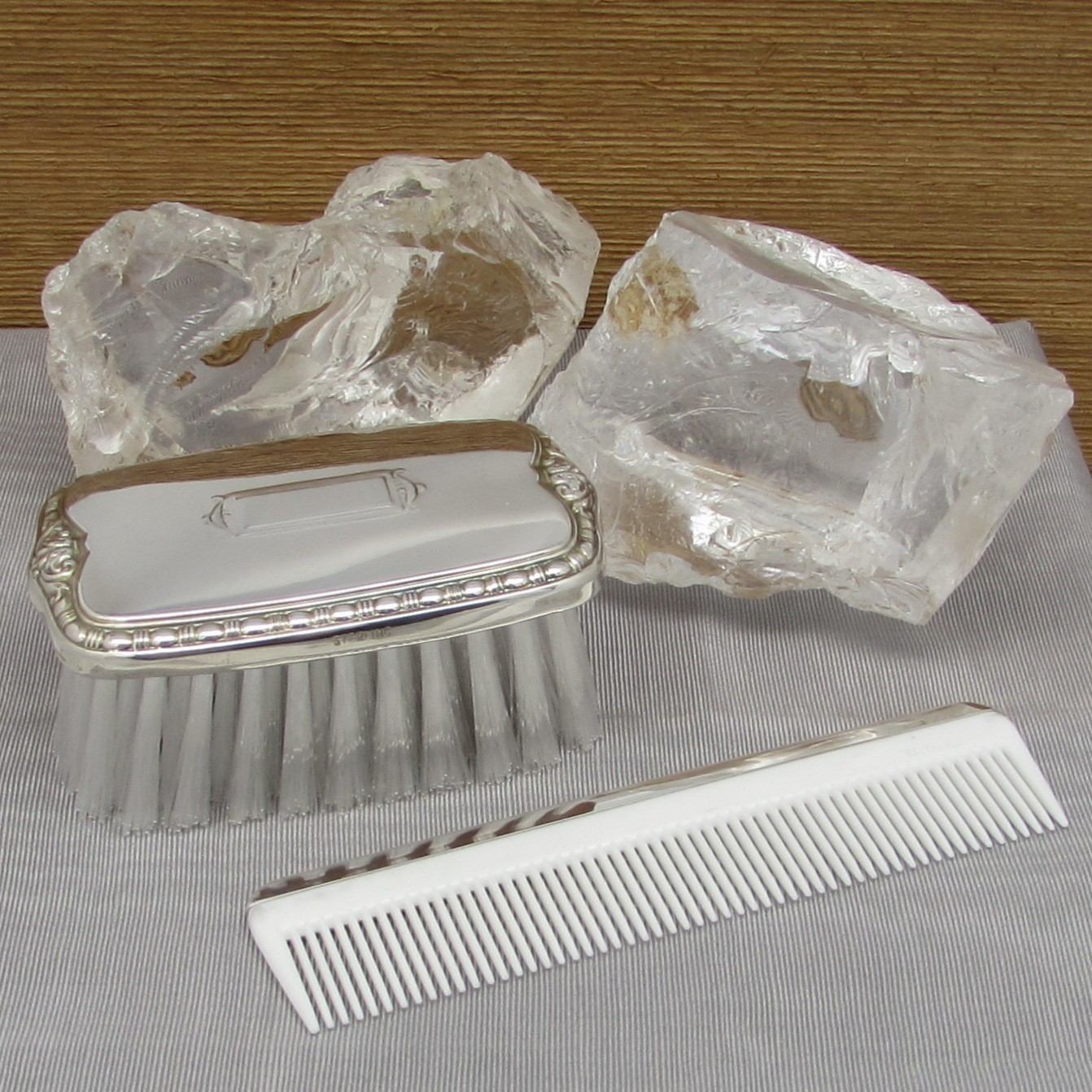 Empire Sterling Boy's Comb & Brush Set