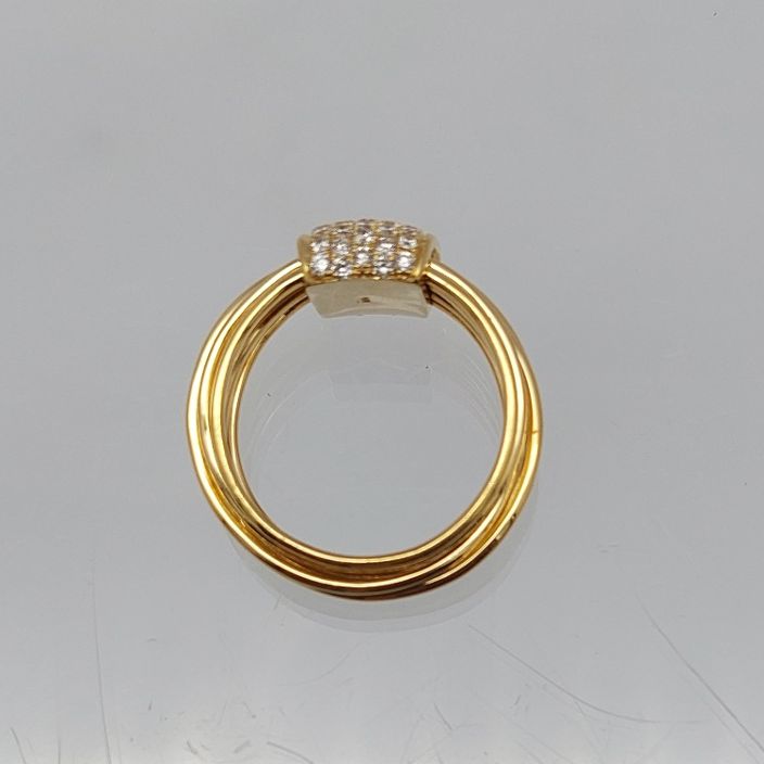 "Coil" Diamond Pave' 18KT Ring - Image 3
