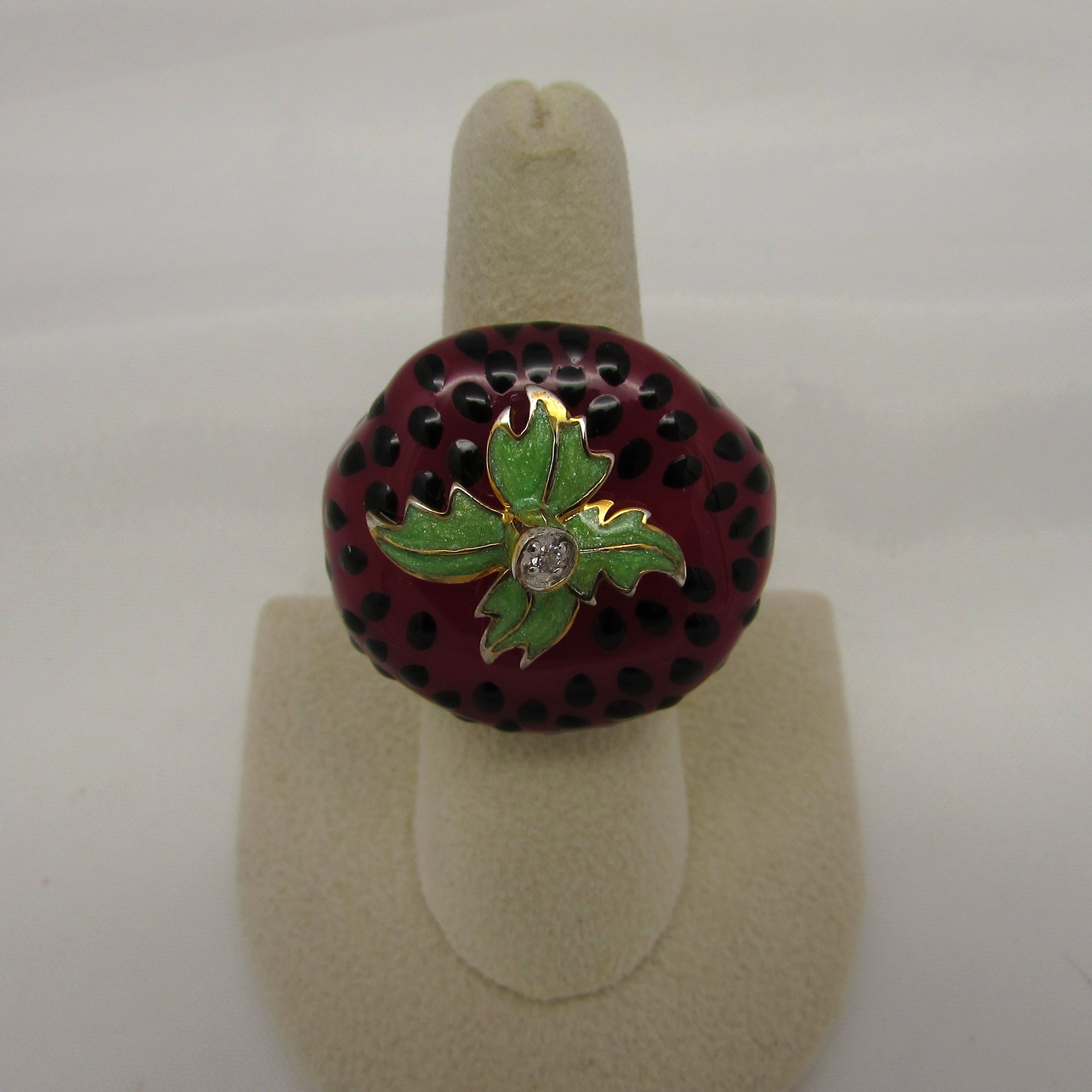 "Fruit Cocktail" Strawberry Ring - Image 3