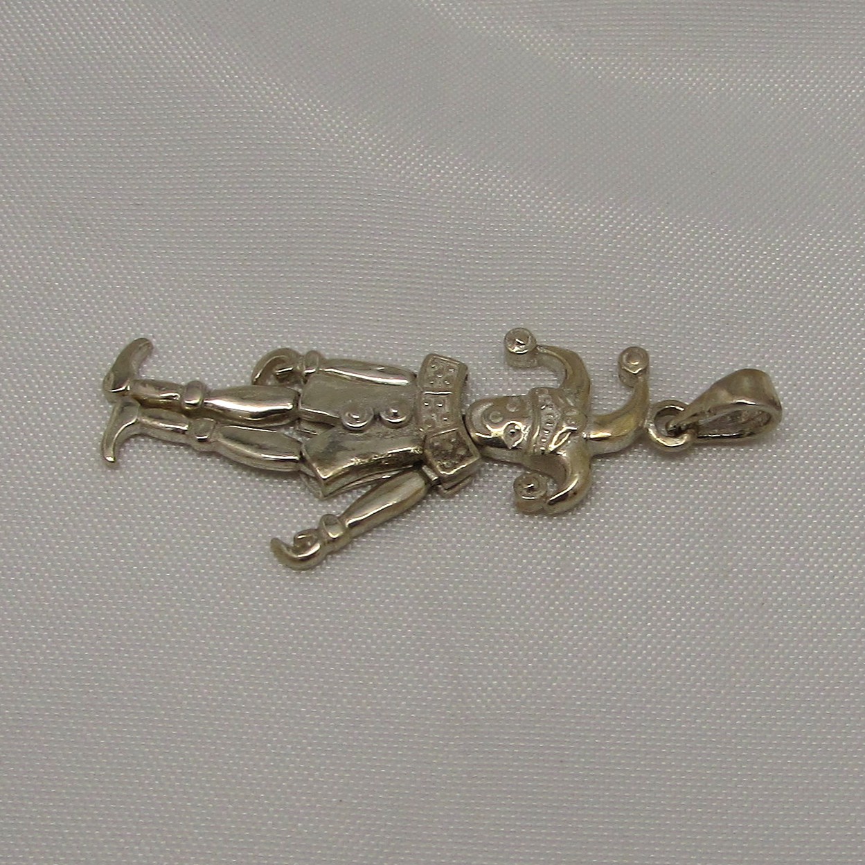 Sterling Moveable Clown Charm - Image 5