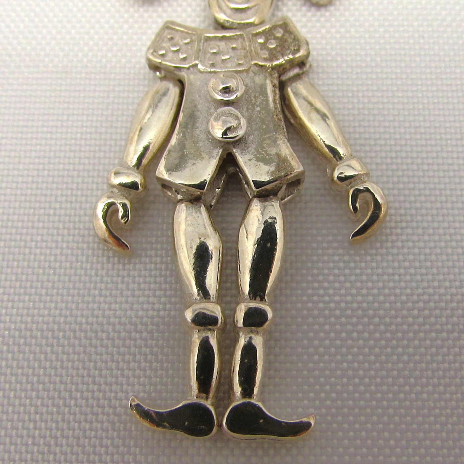 Sterling Moveable Clown Charm - Image 8