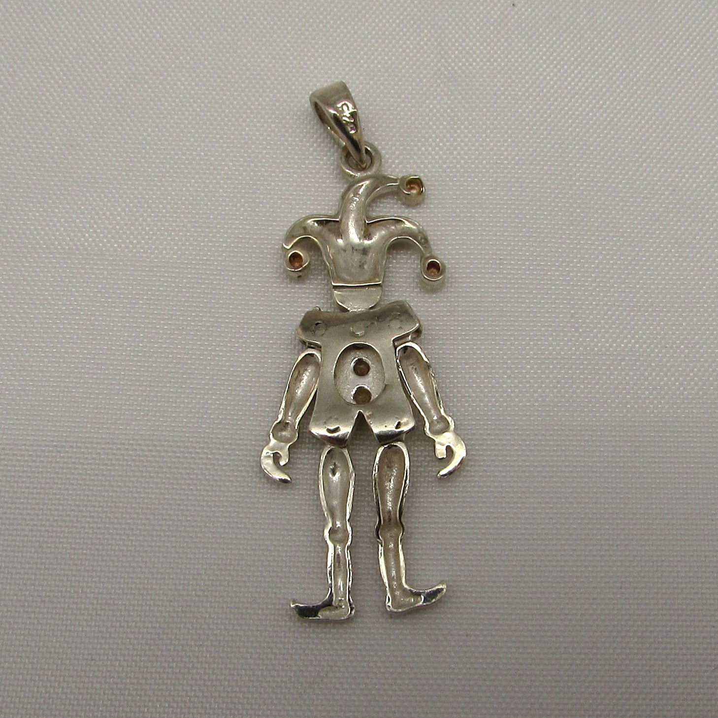 Sterling Moveable Clown Charm - Image 6