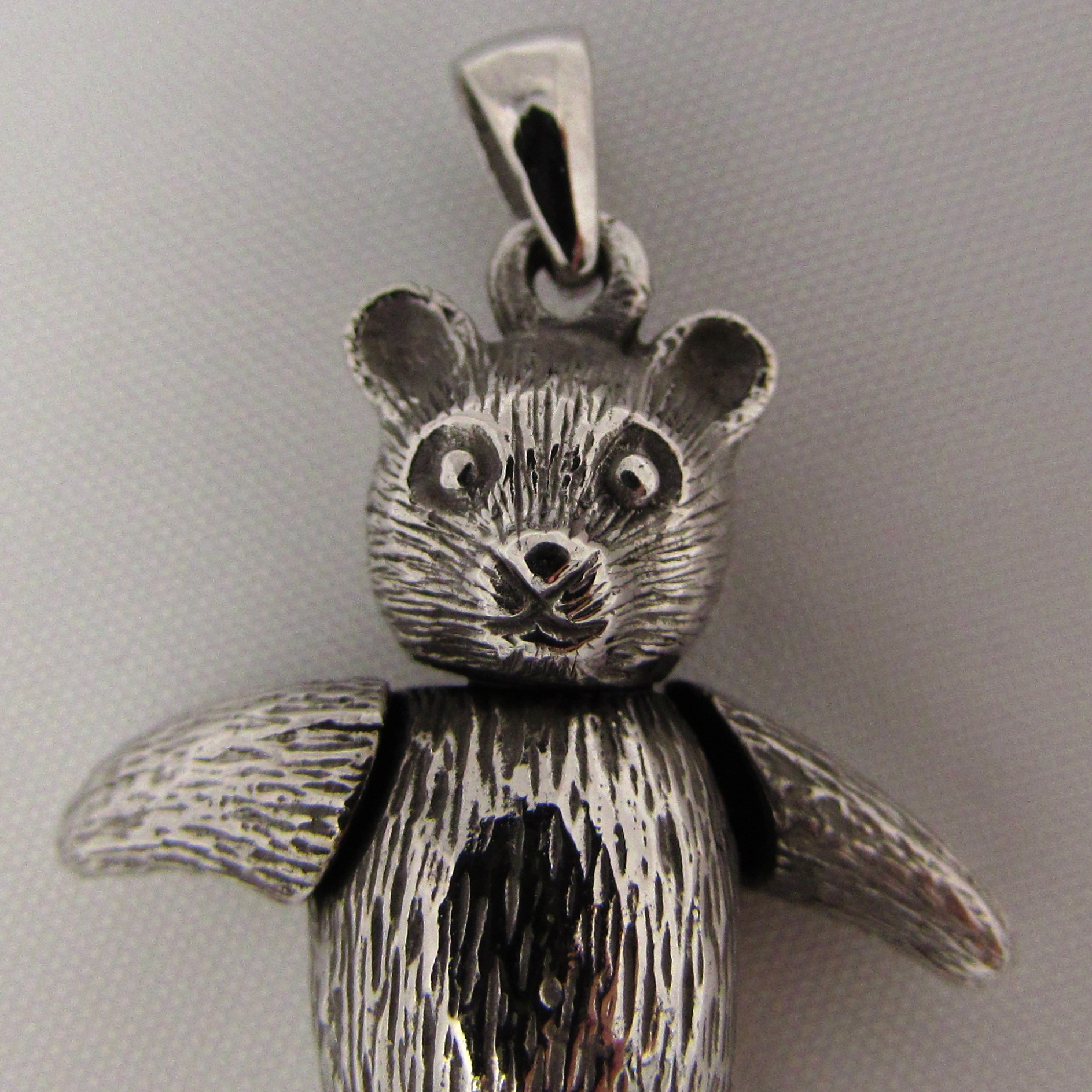 Sterling 3-D Teddy Bear Charm - Image 5