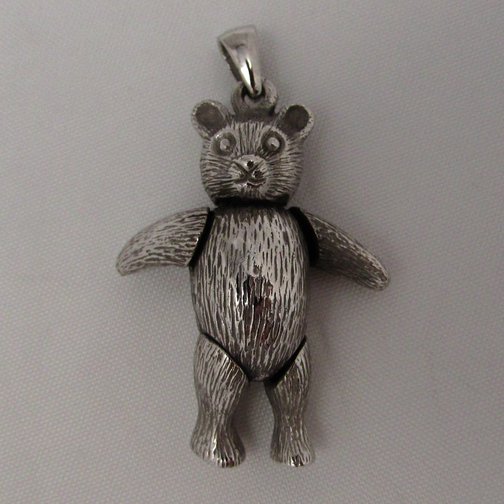 Sterling 3-D Teddy Bear Charm - Image 2