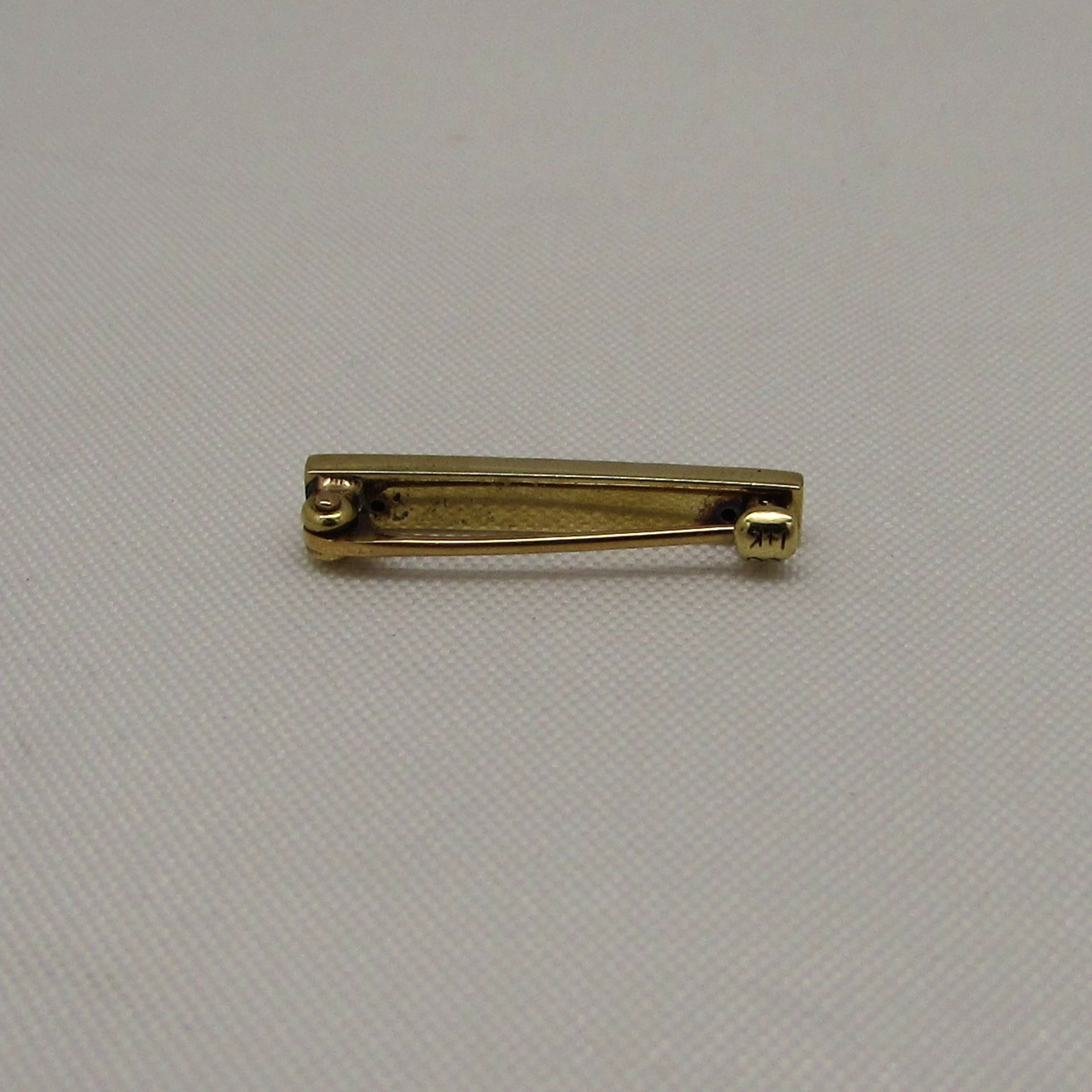 14KT Yellow Gold Lapel/Charm Holder Pin - Image 4