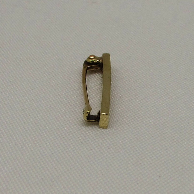 14KT Yellow Gold Lapel/Charm Holder Pin - Image 7