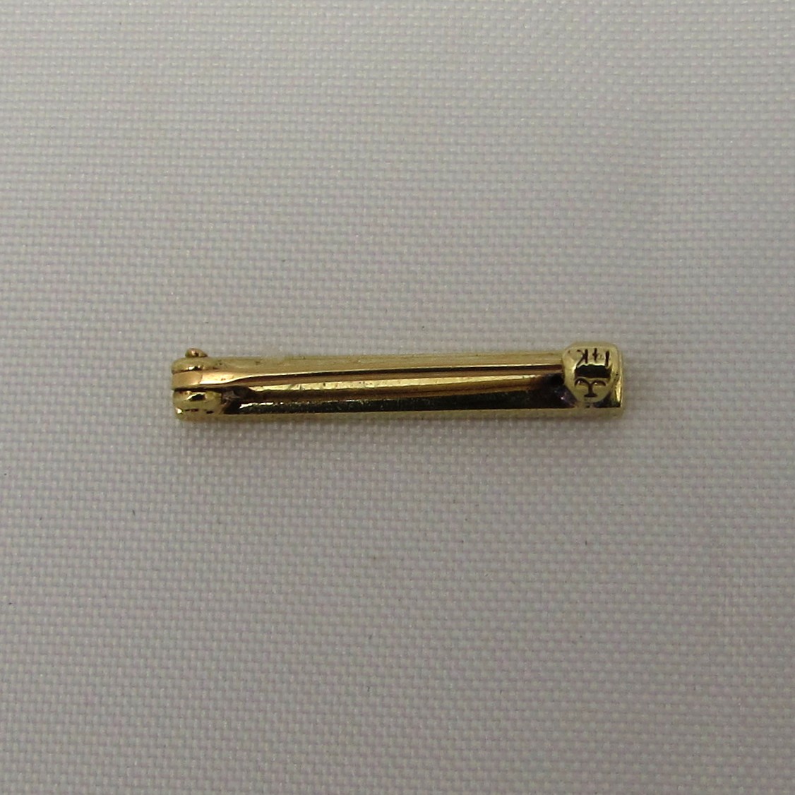 14KT Yellow Gold Lapel/Charm Holder Pin - Image 5