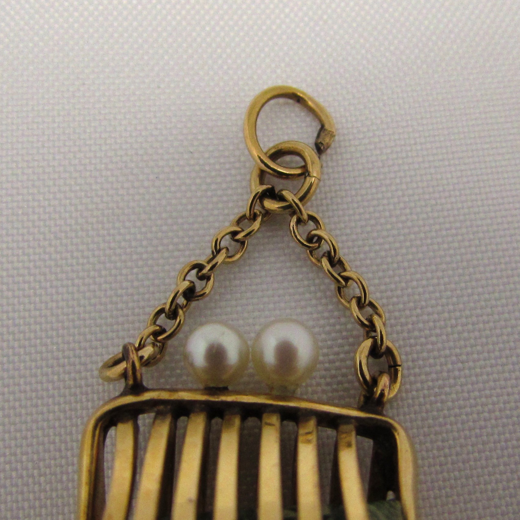 12KT Gold Filled Vintage Purse Charm - Image 5