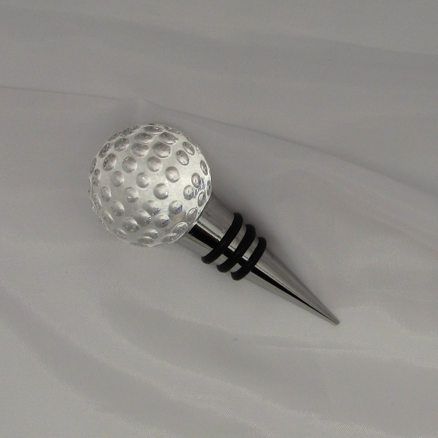 Badash Crystal Golf Ball Wine Stopper - Image 2