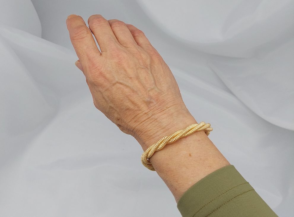 18KT Multi "Coiled" Bracelet - Image 4