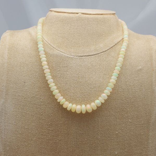 "Fiery" Opal Bead Necklace - Image 2