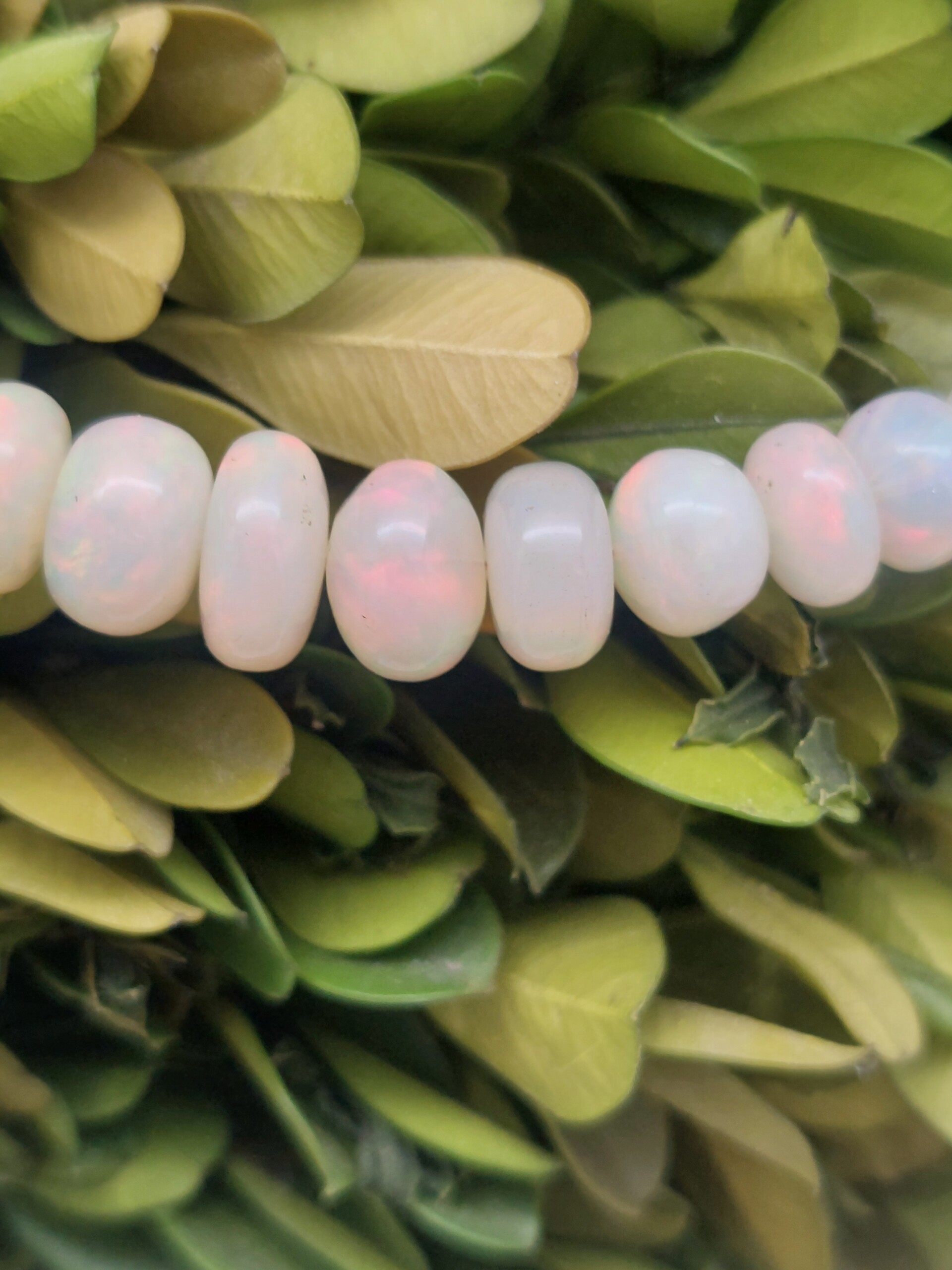 "Fiery" Opal Bead Necklace - Image 8