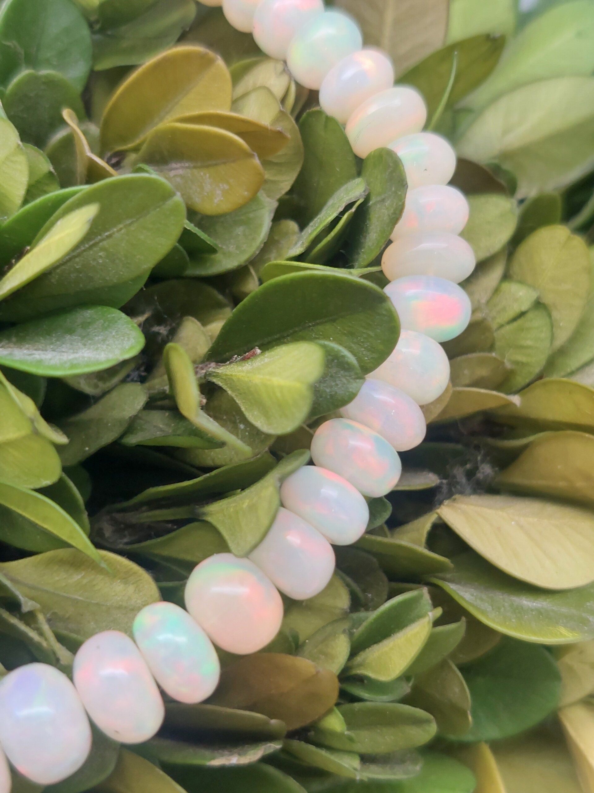"Fiery" Opal Bead Necklace - Image 7