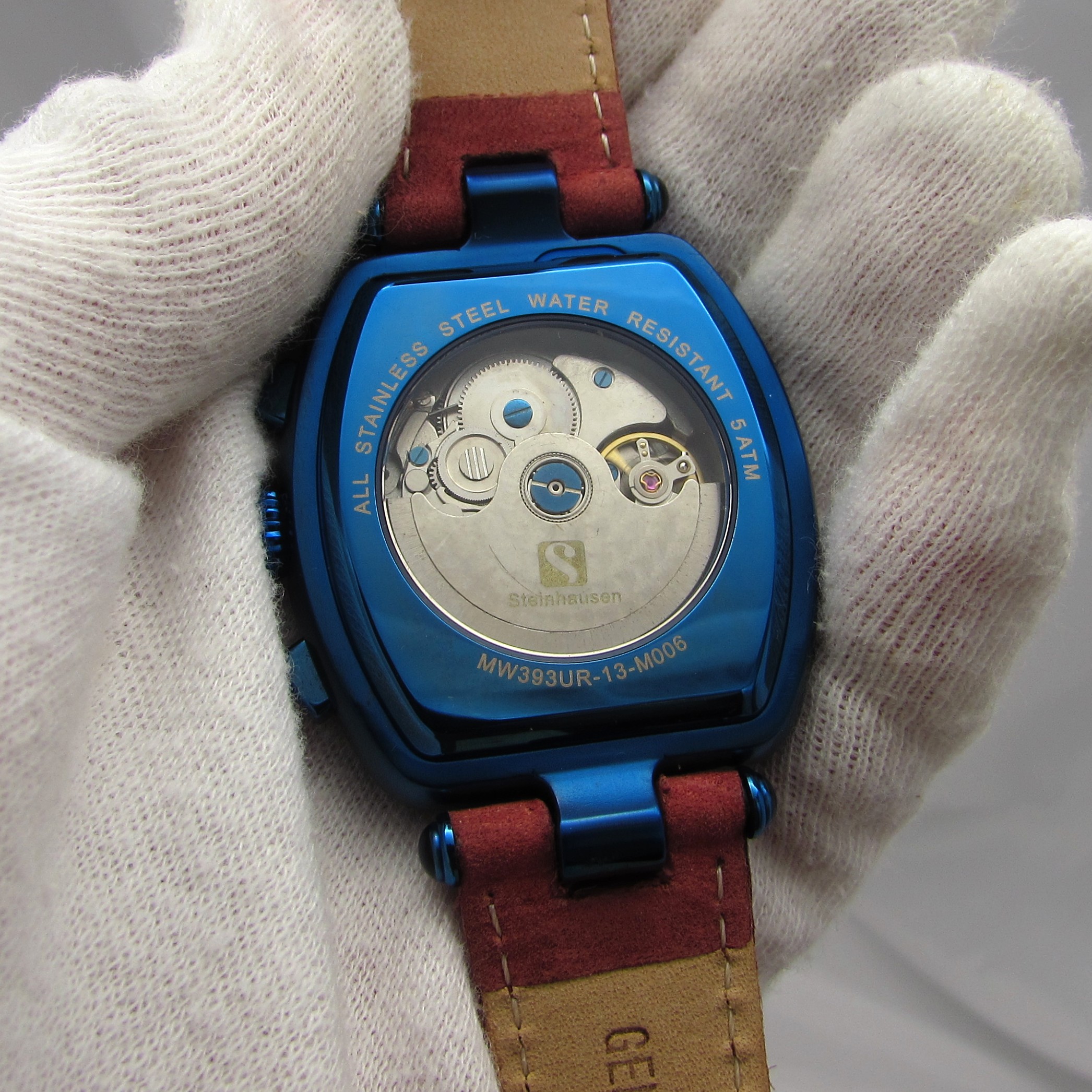 Steinhausen Stainless Steel Automatic Men's Wrist Watch - Image 4