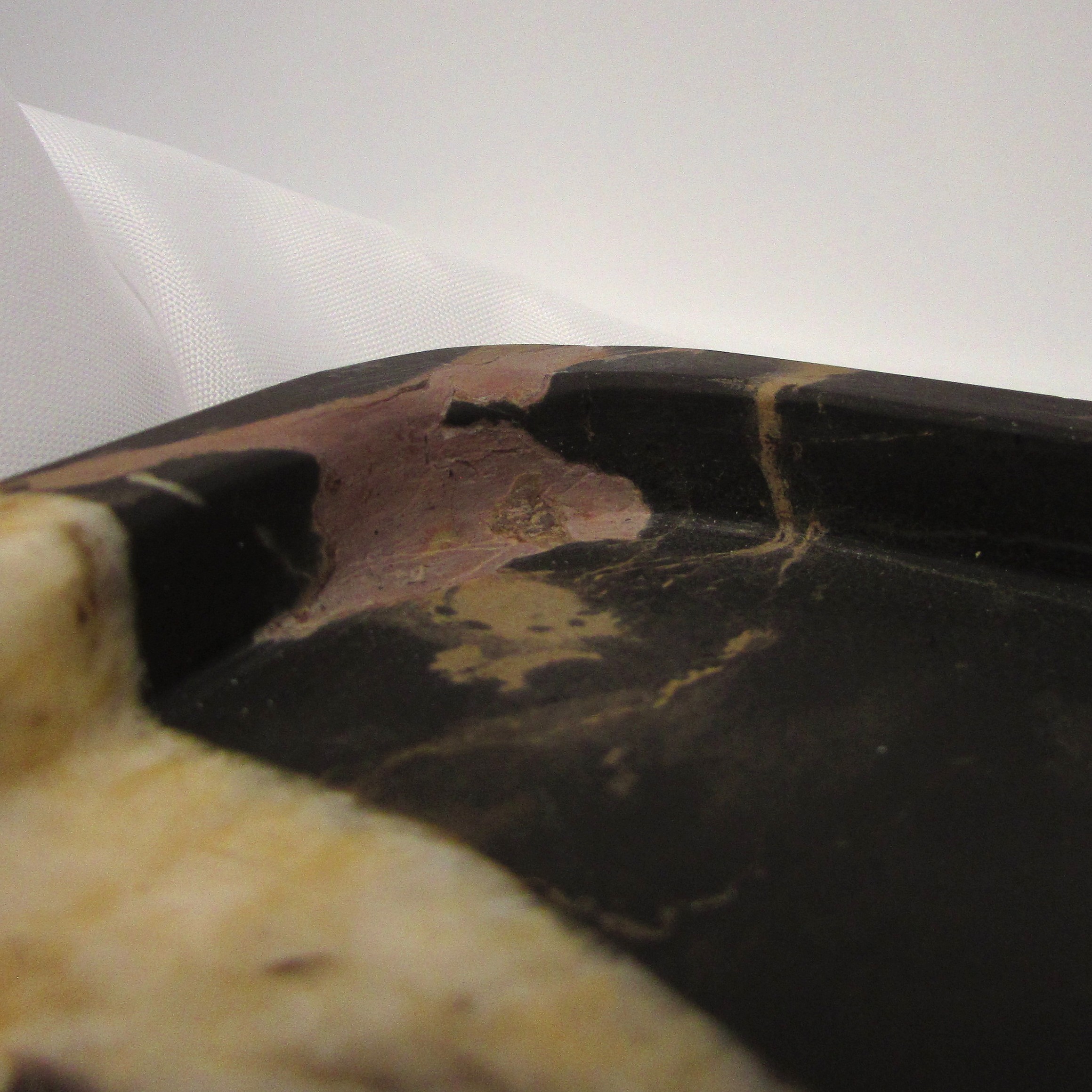 "Hermes" Style Black & Gold Marble Tray - Image 8