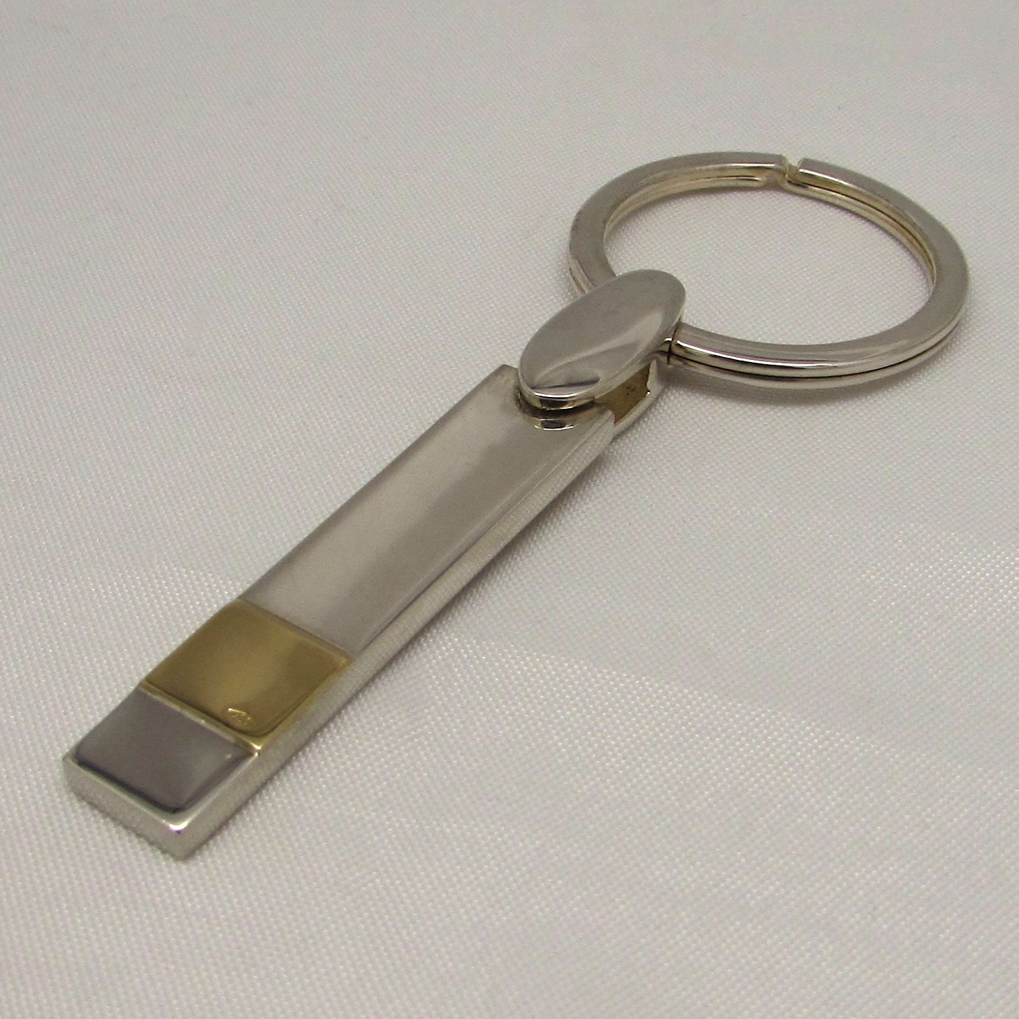 Sterling and 18KT Key Chain - Image 3